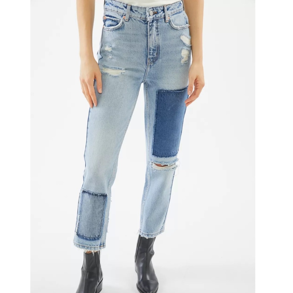 Urban Outfitters Bdg Distressed Patchwork Jeans - image 1